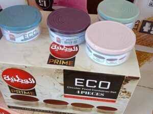 طقم ECO مدور 4 قطع