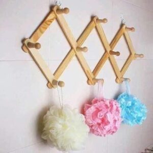 Wooden hanger with zipper شماعه خشب سوسته