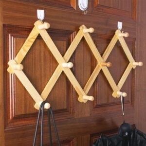 Wooden hanger with zipper شماعه خشب سوسته