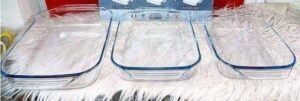 Pyrex casserole set طقم طاجن بايركس