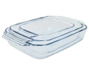Pyrex casserole set طقم طاجن بايركس
