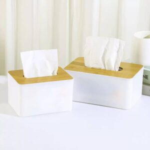 Acrylic tissue box