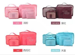Travel bag and wardrobe organizer