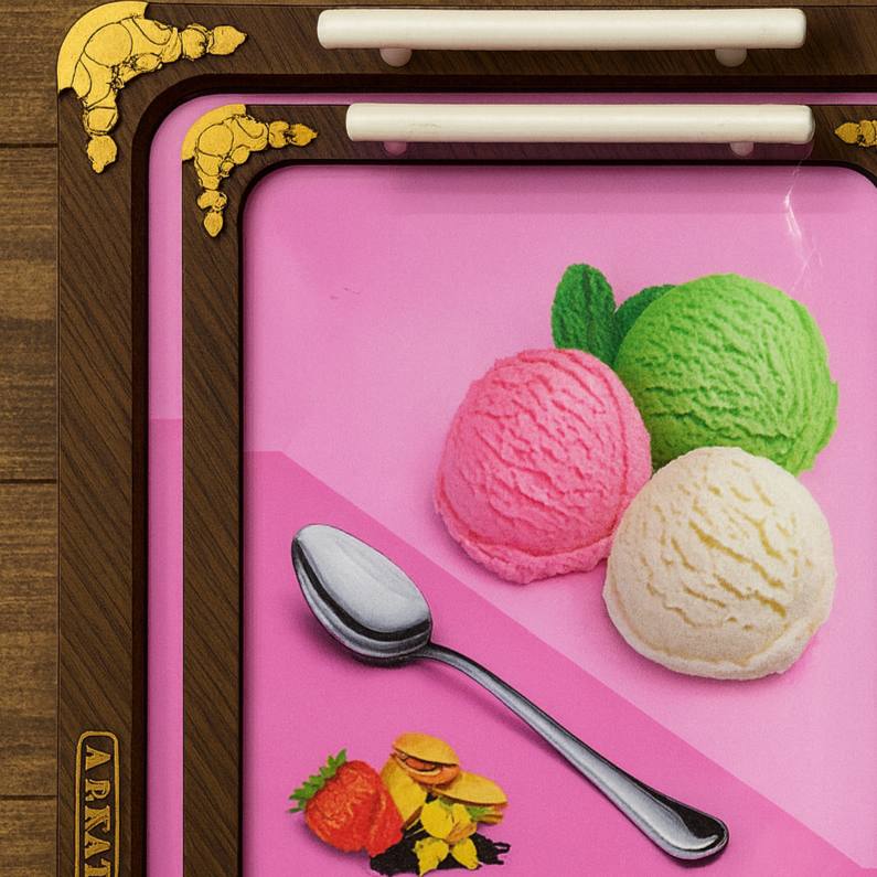 طقم صواني خشب ملون