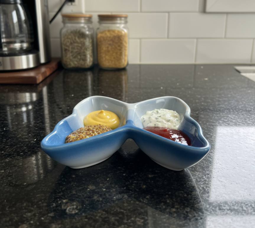 طبق صوصات الفراشة