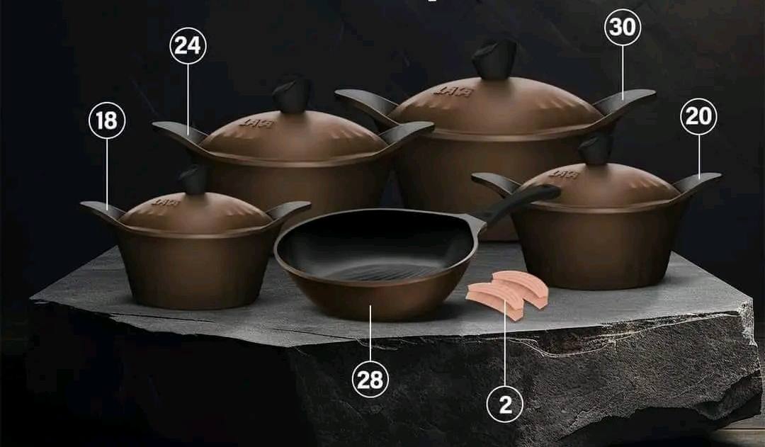 طقم حلل جرانيت 15ق