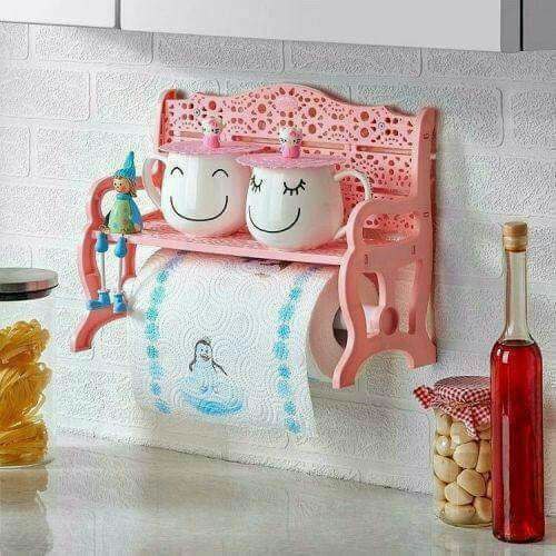 رف وحامل مناديل